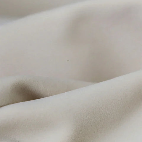 High End Milk Tea White Premium Thick Curtains Royal Real Velvet Blackout Soundproof Curtains for Bedroom Living Room Customized