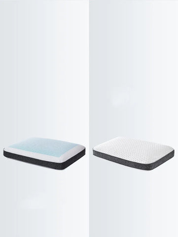 New Summer Double-sided Available Gel Cooling Pillow Bamboo Charcoal Memory Foam Ergonomics Pillows for Bedroom with Pillowcase