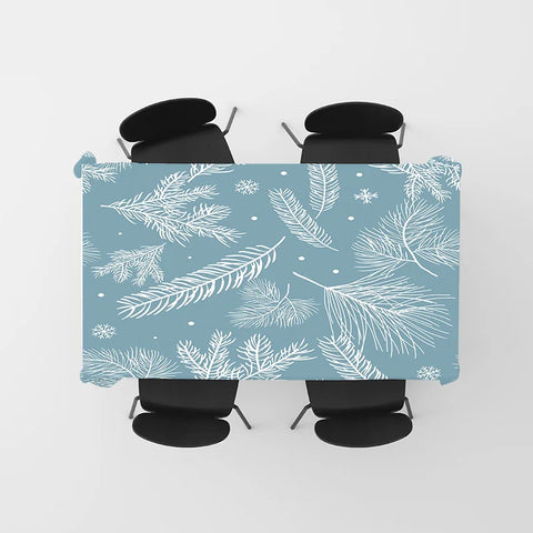 Fashion dining table cloth with leaf pattern for kitchen decor home textiles 40x60cm square table covers table linens jacquard w