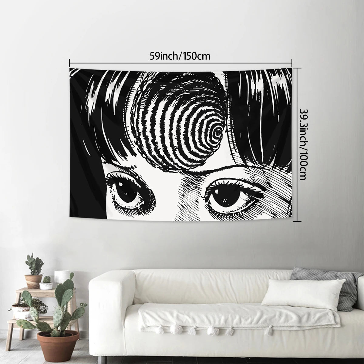 1pc Interesting Tapestry, Personalized College Dormitory Decoration Human Body Cave Tapestry Art Decoration Wall Hanging