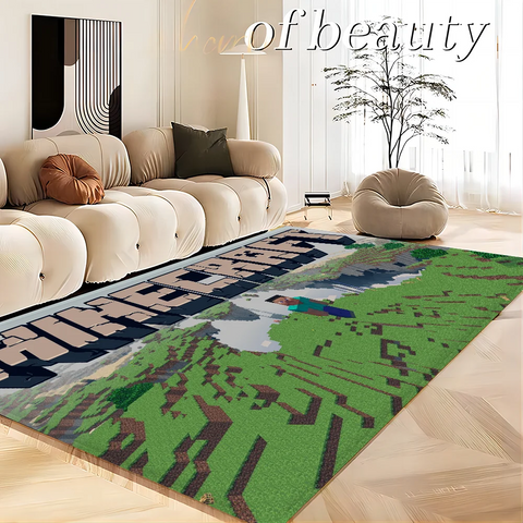 Hot Game M-Minecrafts Kitchen Mat Cheaper Anti-slip Modern Living Room Balcony Printed Modern Home Decor
