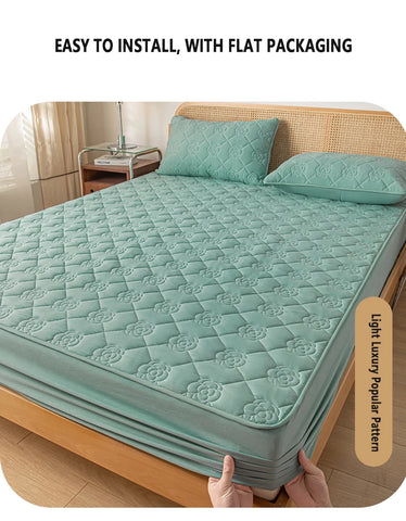 Waterproof Fitted Sheet Quilted Mattress Cover Mattress Protector for Old Child Twin Full Quuen King Size 160*200 Mattress Cover