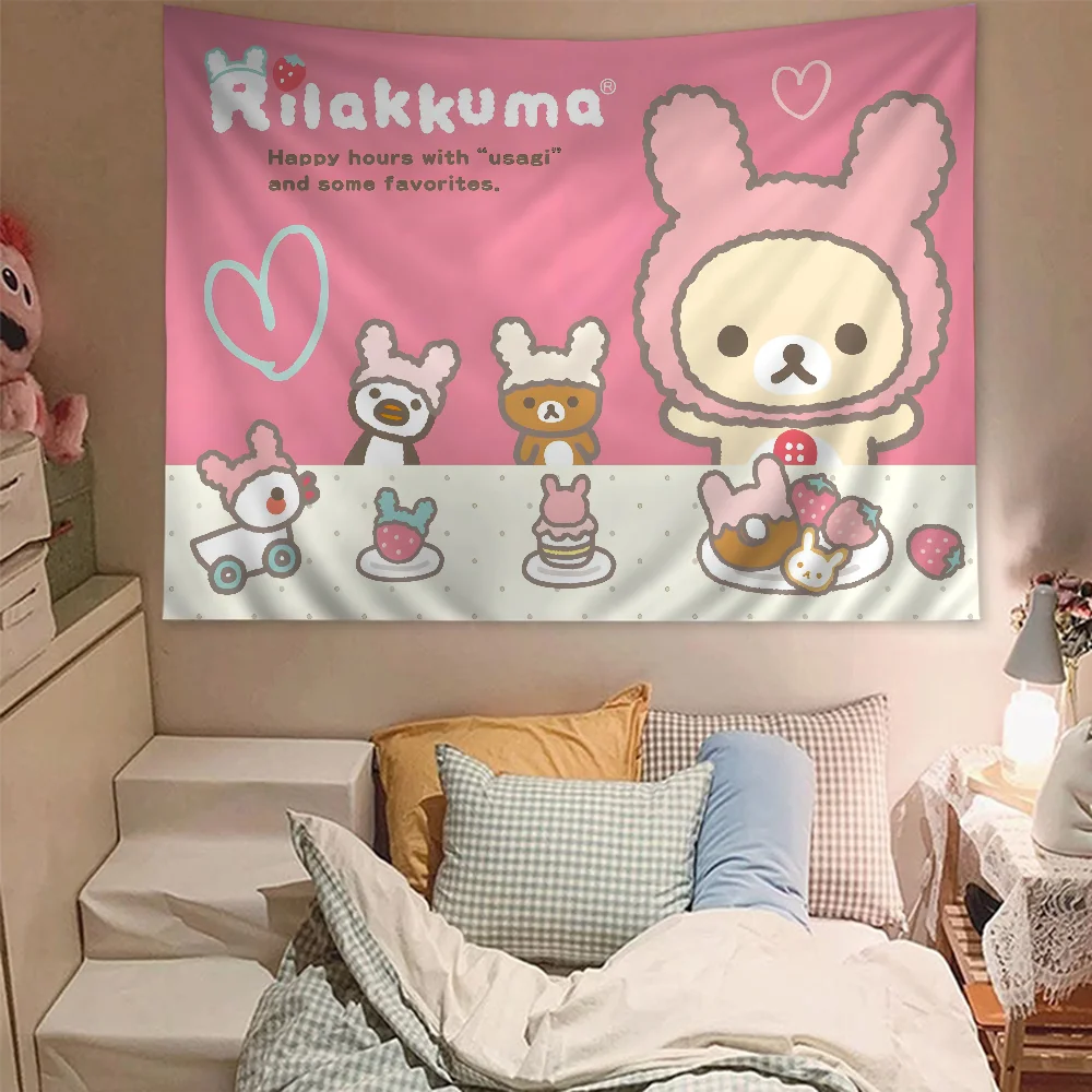 R-RilakkumaS Printed Large Wall Tapestry Hanging Tarot Hippie Wall Rugs Dorm Art Home Decor