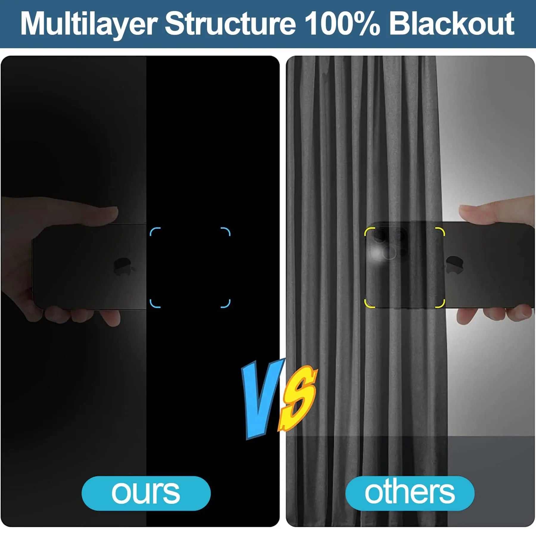 100 Blackout Window Cover Darkest Light Block Black Privacy Film House Home Tint Glass Cloth Curtain Bedroom UV Sunshade Sun