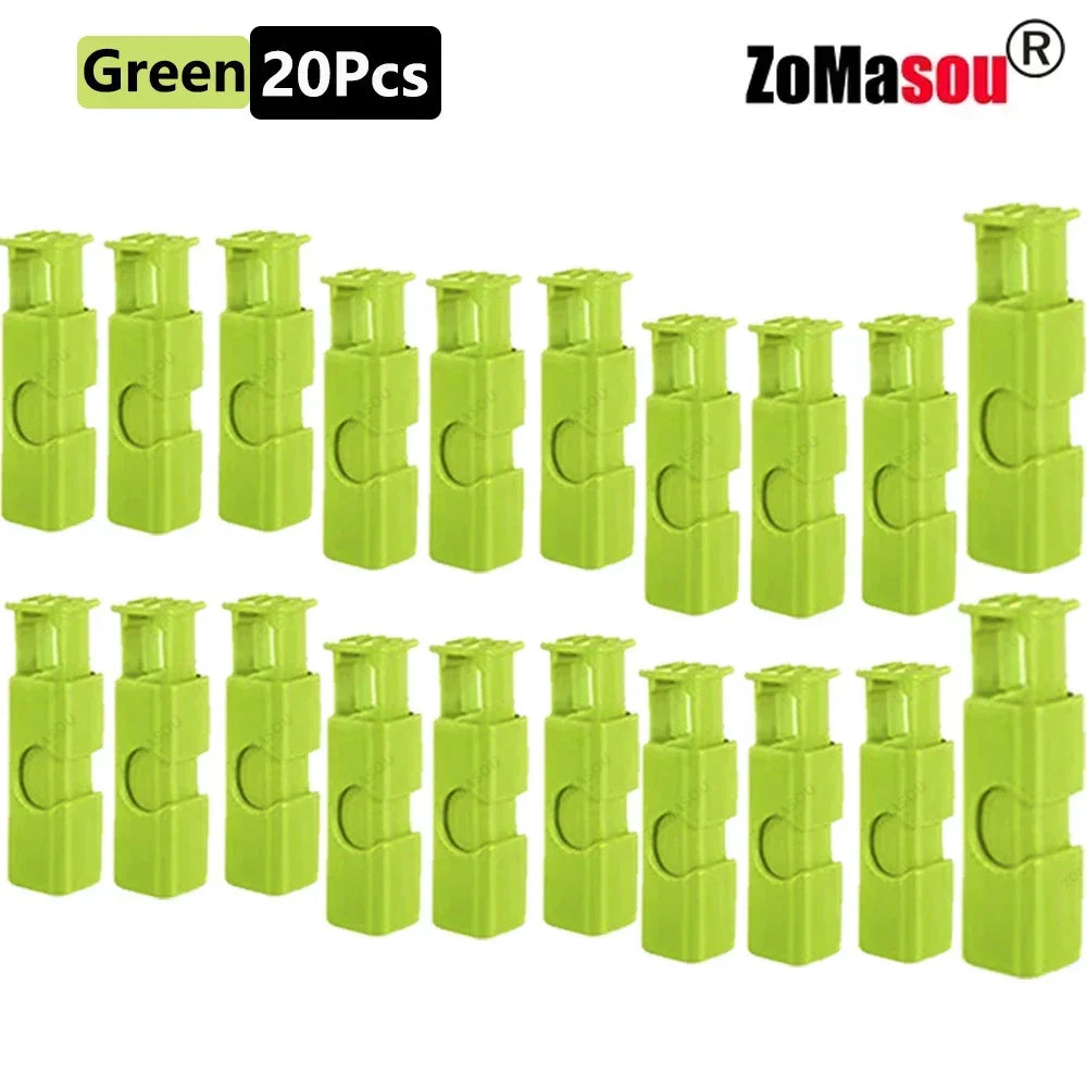 60-1Pcs Food Sealing Clips Bread Storage Bag Clips For Snack Wrap Bags Spring Clamp Reusable Kitchen Organization Sealing Clamp