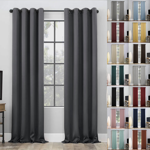 Yellow Blackout Curtains With Black TPU Interlining Thin and Light Drapery Panel for Bedroom Meetingroom Share Room Office