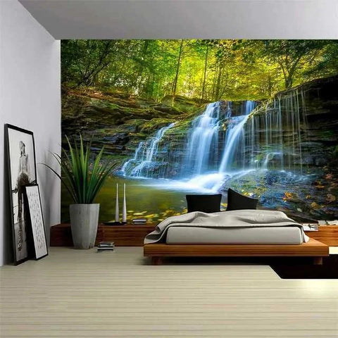 Tapestry Wall Hanging Beautiful Beach Landscape   Decor Art Bedroom Window   Background