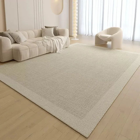VIKAMA Scandinavian Style Carpet Living Room Stain-resistant Easy to Take Care of the Cool Carpet Full Sofa Carpet Non-slip Rug