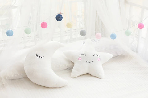Hot Stuffed Cloud Moon Star Raindrop Plush Pillow Soft Cushion Toys For Children Baby Kids Girl Christmas Gift Room Car Decor