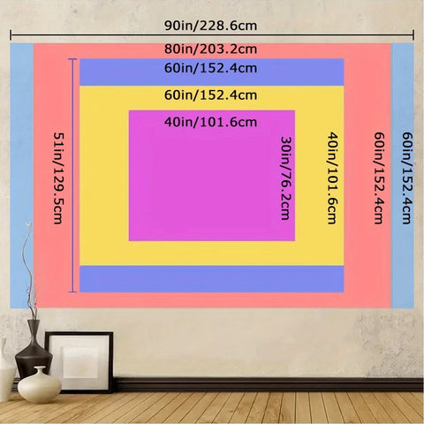 Galaxy Tapestry Soft Microfiber Material Vibrant Planets & Stars Wall Decor Perfect for Space Lovers Unique Cosmic Design