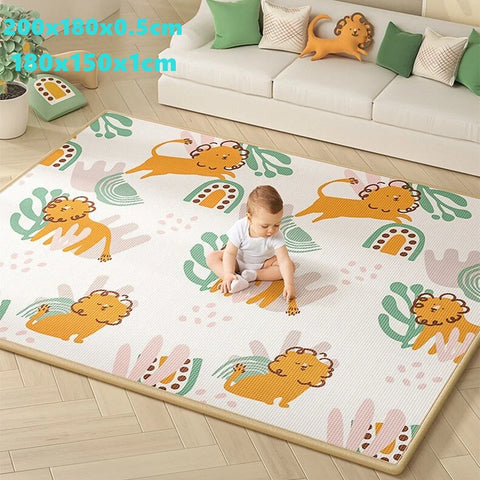 200*180cm Large Size Cartoon Baby Play Mat Xpe Puzzle Children's Mat Baby Climbing Pad Kids Rug Baby Games Mat Toys for Children