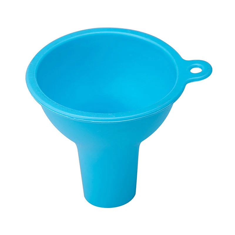 7CM Silicone Wide-Mouth Funnel Wide Mouth And Large Diameter Funnel Pour Oil Milk Powder Beans Dispense Funnel Kitchen Tool