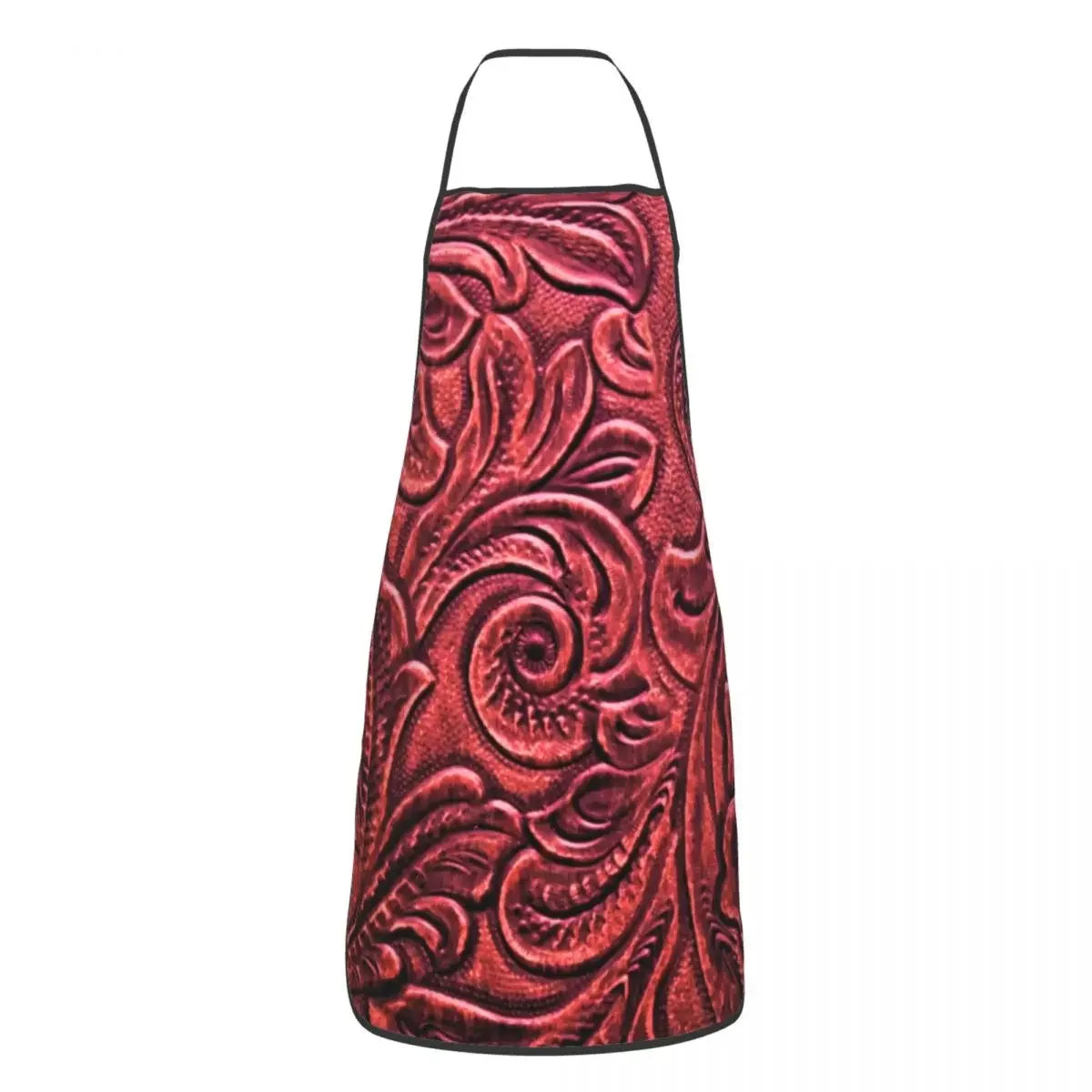 Custom Bib Vintage Black And Brown Stitched Leather Aprons Men Women Adult Chef Kitchen Cooking Medieval Style Tablier Cuisine