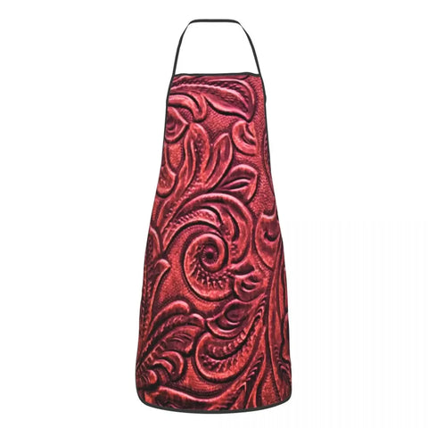 Custom Bib Vintage Black And Brown Stitched Leather Aprons Men Women Adult Chef Kitchen Cooking Medieval Style Tablier Cuisine