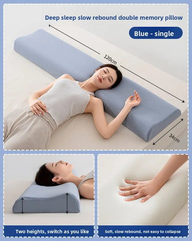 Hotel Quali Memory Foam Pillow Extra Long Ne Supportive Double Size Comforter for Couples Deep Sp Home Use Pillow