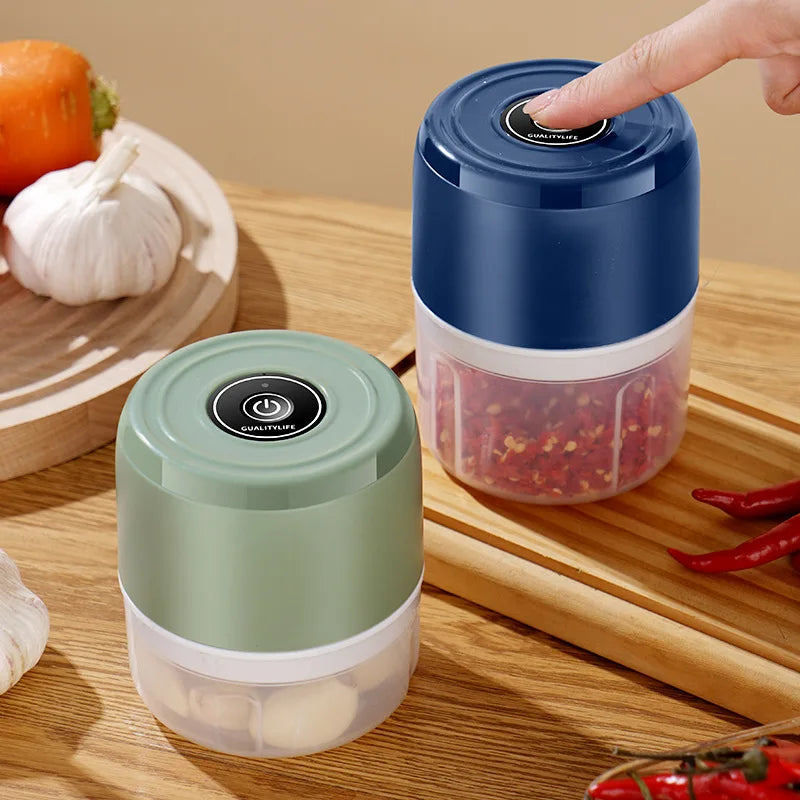 Garlic Masher Garlic Pounder Garlic Crusher Home Kitchen Automatic Garlic Mincer Cooking Machine