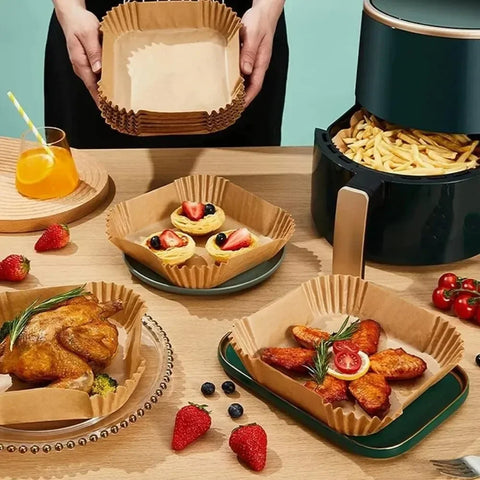 Baking Supplies Air Fryer Paper Liner Kitchens Accessories Large For Kitchen Accessory Non-stick Baking Mat Disposable