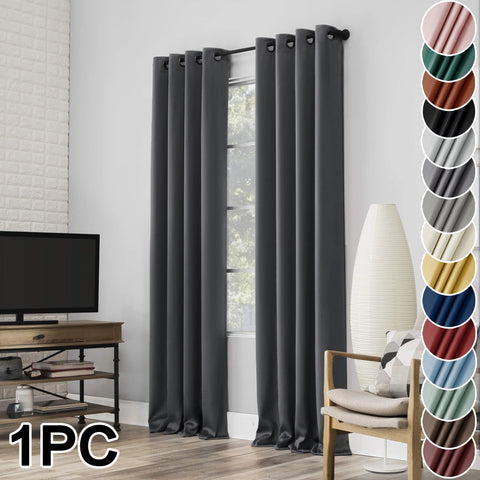 Yellow Blackout Curtains With Black TPU Interlining Thin and Light Drapery Panel for Bedroom Meetingroom Share Room Office
