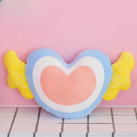 Stuffed Rainbow Cushion Girly Room Decor Moon Lightning Pillow Bay Window Lovely Weather Setting for Kids Bedroom Seat Pillow