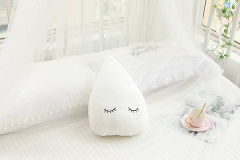 Hot Stuffed Cloud Moon Star Raindrop Plush Pillow Soft Cushion Toys For Children Baby Kids Girl Christmas Gift Room Car Decor