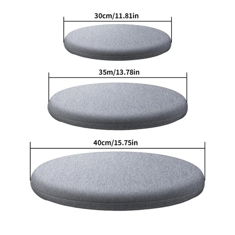 Chair Cushion Seat Cushion Memory Foam Suitable For All Seasons Round Shape Washable Comfortable To Sit On 35Cmx3.5Cm