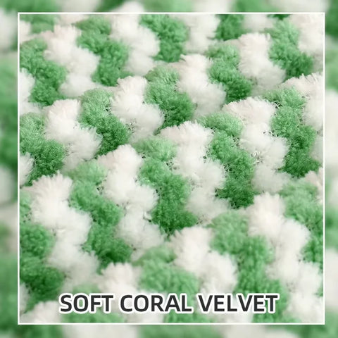 50-Piece Wavy Striped Kitchen Dish Cloths - Soft Highly Absorbent Rags, Tableware, Essential Household Cleaning Supplies