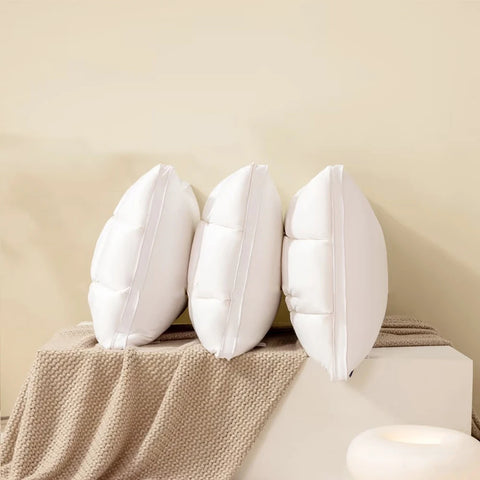 Sondeson Luxury Premium 100% Goose Down Pillow Down-proof King Queen Cotton Bedding 3D Style Rectangle Bed Sleep Pillows 1Pcs