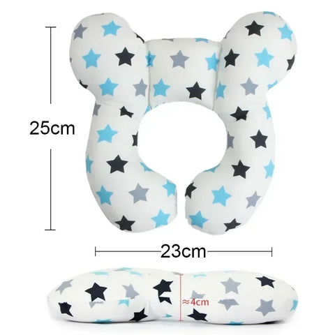 Baby Travel Pillow for Head and Neck, Upgraded Baby Support Pillow, Baby Neck Pillows for Car Seat,Pushchair,Travel