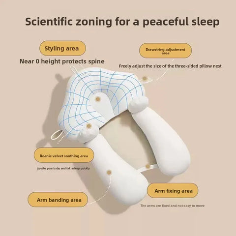 Multi-functional Baby Pillow Newborn Double Sides Soothing Sleeping Nusing Pillow Bed Cushion Baby Bedding Items