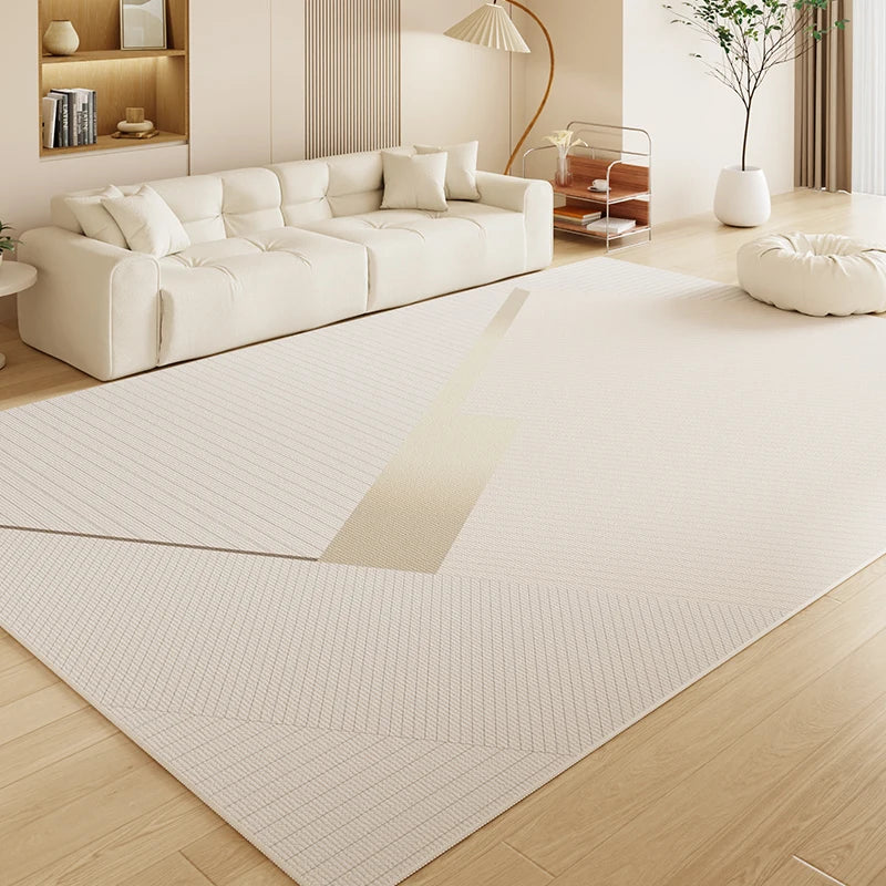 VIKAMA Light Luxury Premium Loop Pile Carpet Living Room Full-Length Large Area Floor Mat Bedroom Bedside Rugs Home Decoration