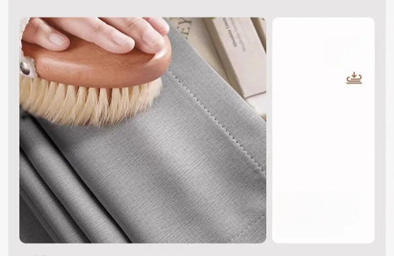 Grey Blackout Curtains Thermal Insulation Cotton Linen Drapes for Bedroom Living Room Sunshade Luxury Custom Window Treatments