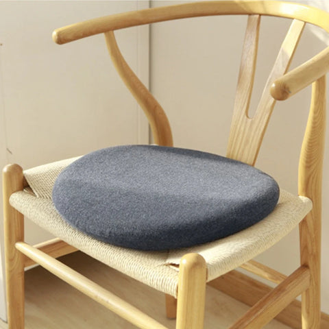 Chair Cushion Seat Cushion Memory Foam Suitable For All Seasons Round Shape Washable Comfortable To Sit On 35Cmx3.5Cm
