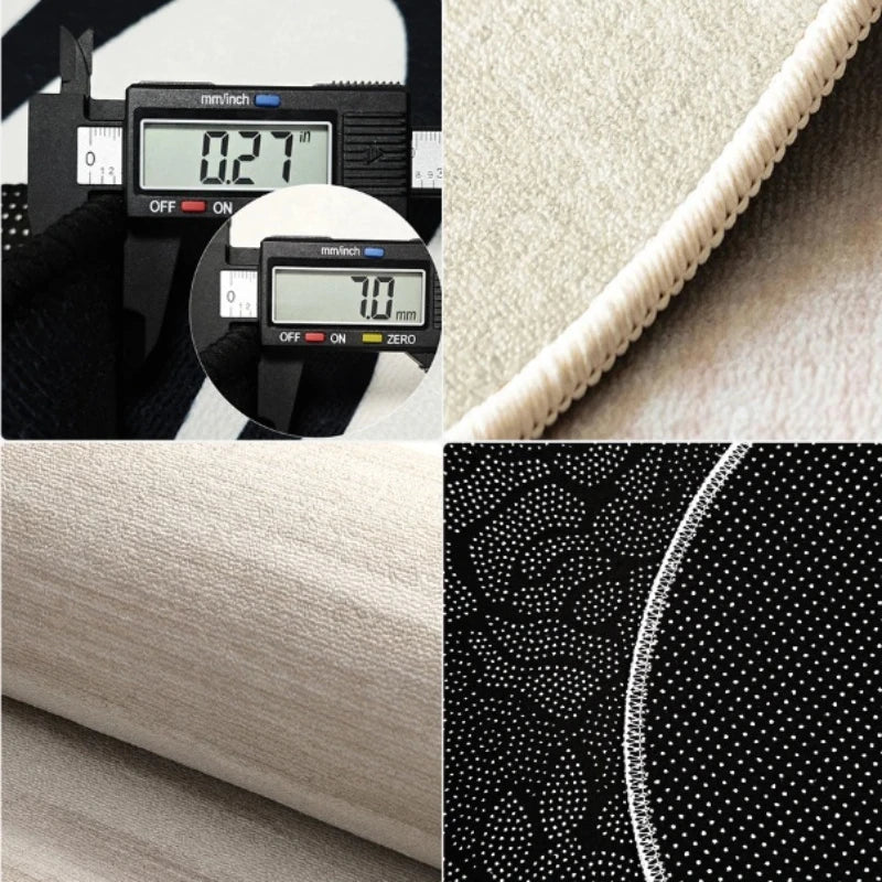 Living Room Carpet Bedroom Bedside Colorful Cloud Shaped Irregular Floor Mat Cloakroom Leisure Area Coffee Table Rug 러그 Tapis