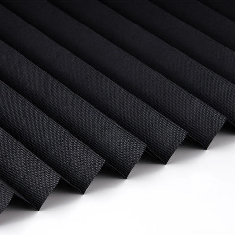 Simple Adhesive Window Shades Non-woven Fabric Pleated Zebra Blinds Roller Room Blackout Curtain For Bedroom Living Room Balcony