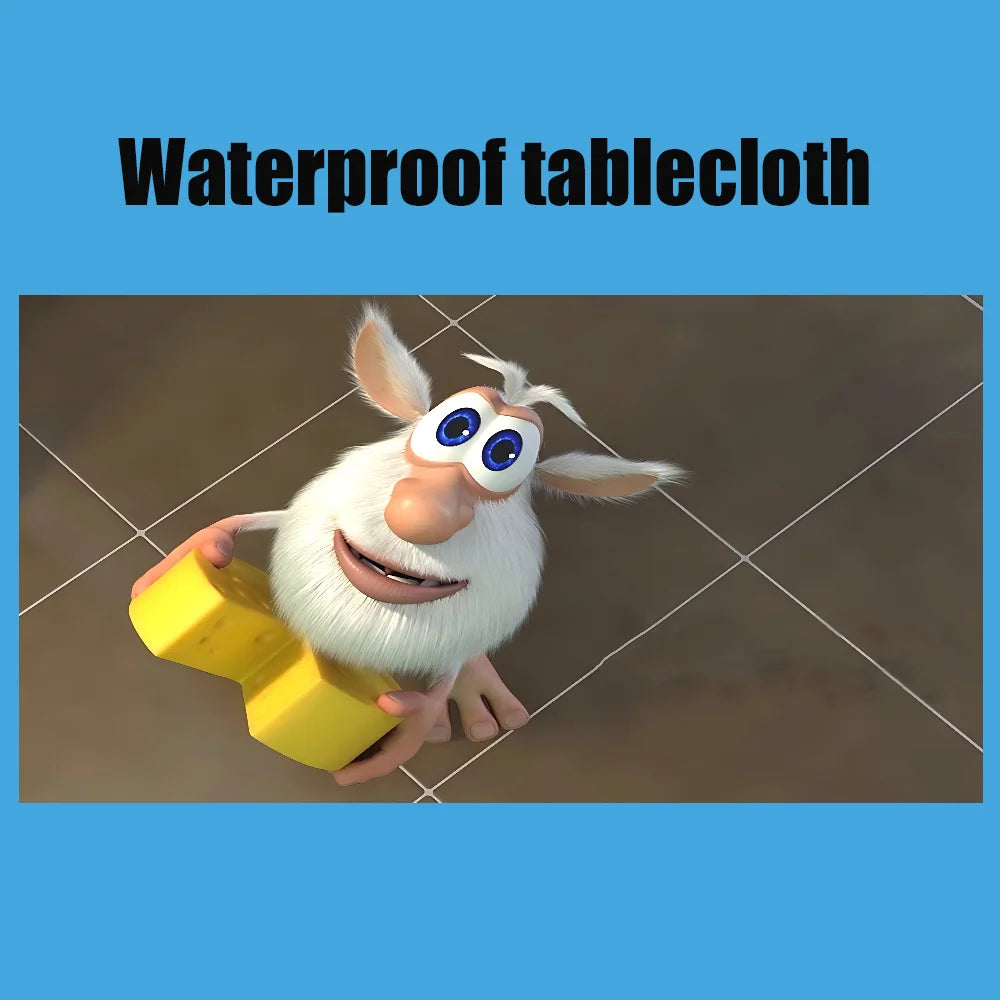 Cartoon B-Booba Funny Table Cloth Tablecloth Kitchen, Wedding, Holiday Table Decoration Tablecloth, Outdoor Picnic Tablecloth