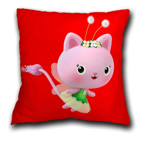Kids Gabbys Dollhouse Gabby Cats Pillowcase 40x40cm 45x45cm  Decorative Pillows  60x60