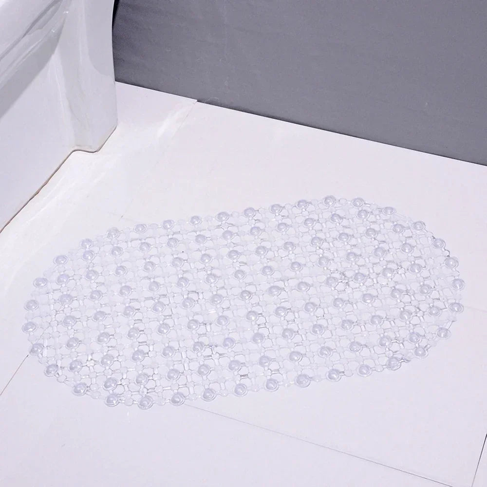 Hot PVC Anti-skid Bath Mats Soft Anti-slip Shower Mat Massage Mat with Suction Cup Non-slip Bathtu Bath Mat Bathroom Accessories