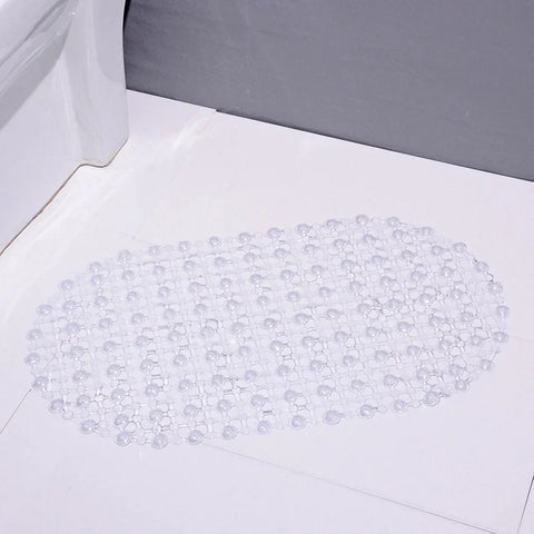 Hot PVC Anti-skid Bath Mats Soft Anti-slip Shower Mat Massage Mat with Suction Cup Non-slip Bathtu Bath Mat Bathroom Accessories