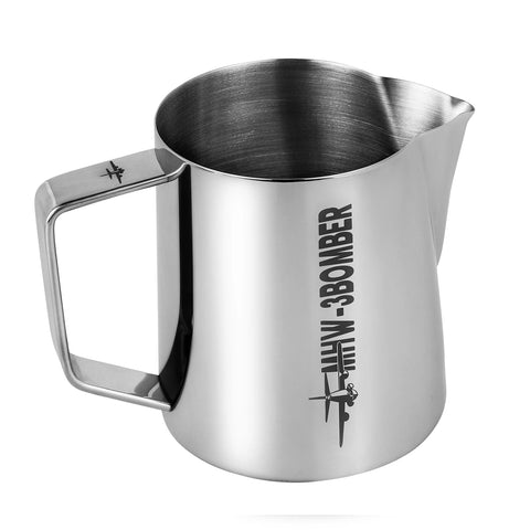 MHW-3BOMBER Milk Frothing Pitcher 304 Stainless Steel Latte Art Pitcher Cup 2023 WLAC World Champion Barista Milk Steaming Jug