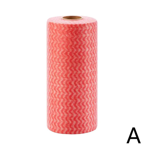 50 Paper Towel Roll Cleaning Cloth Disposable Cleaning Wipe Cloth Kitchen Household Dish Towel Cleaning Cloth Cleaning Towe S5I6