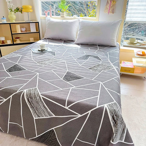 A printed sheet, soft and comfortable breathable bedding for bedrooms, guest rooms, all seasons