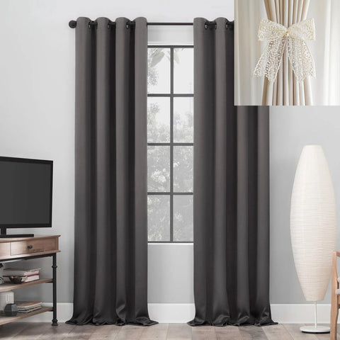 Yellow Blackout Curtains With Black TPU Interlining Thin and Light Drapery Panel for Bedroom Meetingroom Share Room Office