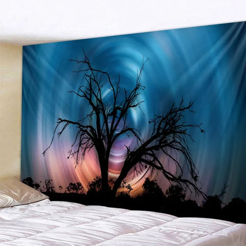 Galaxy Tapestry Soft Microfiber Material Vibrant Planets & Stars Wall Decor Perfect for Space Lovers Unique Cosmic Design