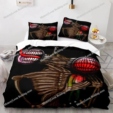 3D Print Siren Head Bedding Set Single Twin Full Queen King Size Bed Set Aldult Kid Bedroom Duvet Cover Sets