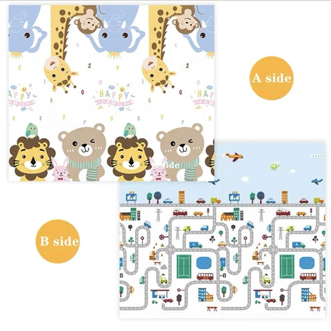200*180cm Large Size Cartoon Baby Play Mat Xpe Puzzle Children's Mat Baby Climbing Pad Kids Rug Baby Games Mat Toys for Children