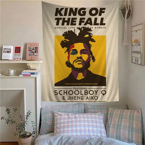 The Weeknd DIY Wall Tapestry Bohemian Wall Tapestries Mandala Home Decor