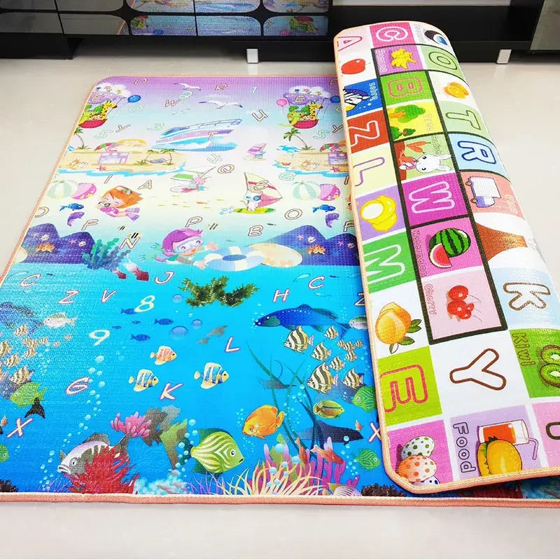 200*180cm Large Size Cartoon Baby Play Mat Xpe Puzzle Children's Mat Baby Climbing Pad Kids Rug Baby Games Mat Toys for Children