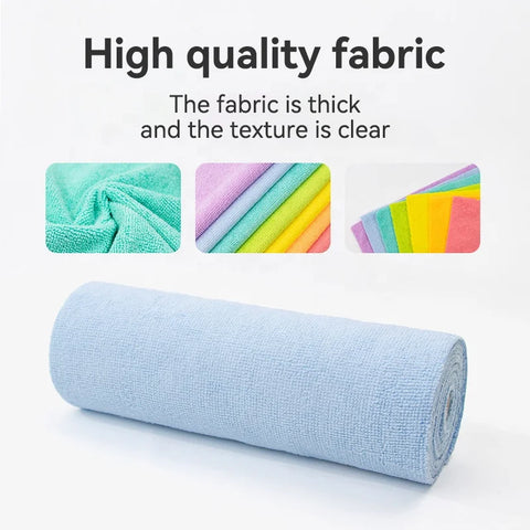 Super Absorbent Quick Dry Disposable Microfiber Lazy Cleaning Cloth Roll For Kitchen Oil Proof Dish Towel Tearable Wiping Cloth