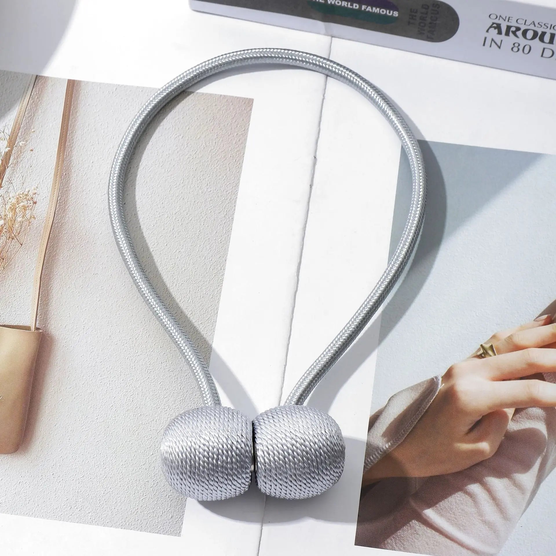 1/2PCS Pearl Magnetic Curtain Clip Clips Hanging Ball Buckle Tie Back Curtain Bedroom Office Decor Accessories  Craft Home Decor