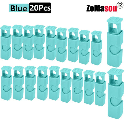 60-1Pcs Food Sealing Clips Bread Storage Bag Clips For Snack Wrap Bags Spring Clamp Reusable Kitchen Organization Sealing Clamp